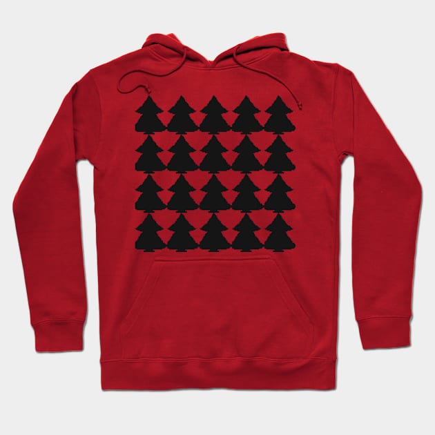 Christmas tree pattern lovers Hoodie by Xatutik-Art